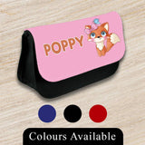 Personalised Pencil Case Animal Girls Boys Stationary Kids School Bag 16