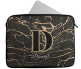 Personalised Any Name Marble Design Laptop Case Sleeve Tablet Bag 98