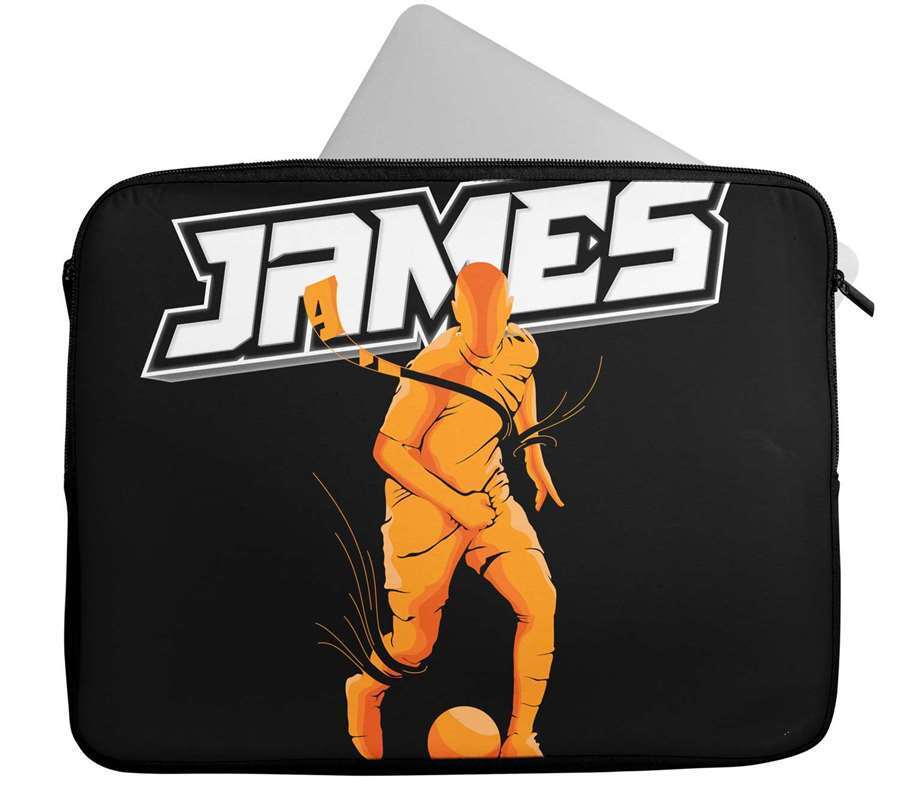 Personalised Any Name Football Design Laptop Case Sleeve Tablet Bag 21