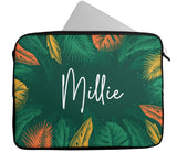 Personalised Any Name Patterned Design Laptop Case Sleeve Tablet Bag 12