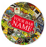 Personalised Any Name Bar Coaster Beer Home Pub Cafe Occasion Gift Idea 23