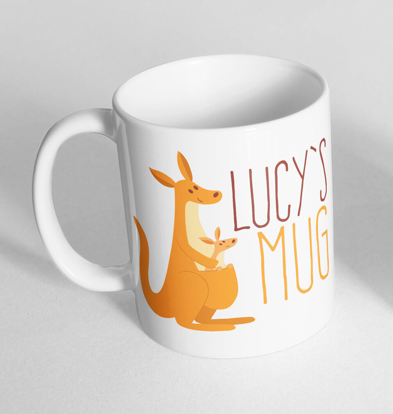 Personalised Kangaroo Printed Cup Ceramic Novelty Mug Funny Gift Coffee Tea 13