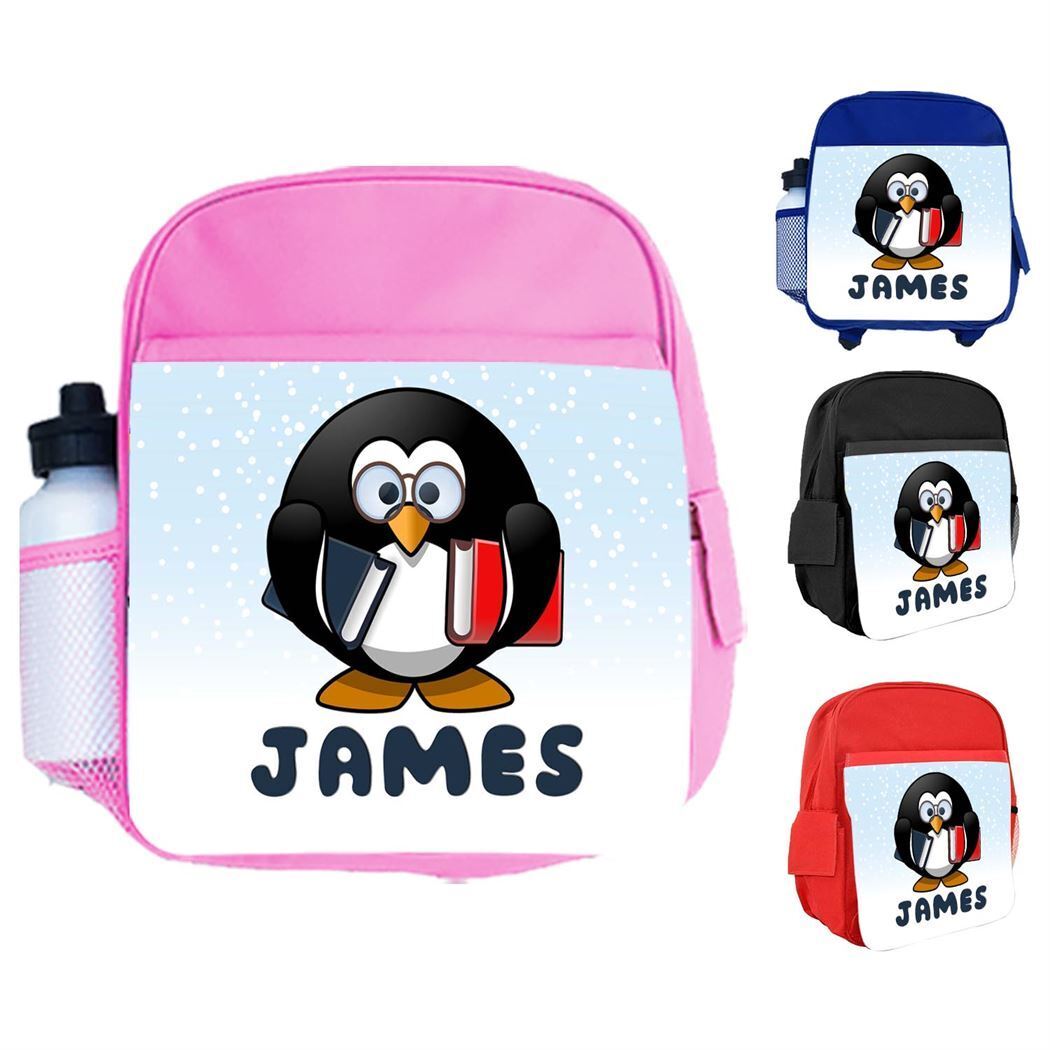 Personalised Kids Backpack Any Name Generic Design Boys Girls kid School Bag 45