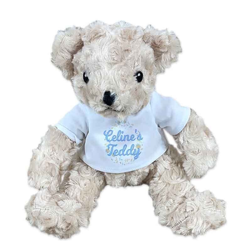 Personalised Teddy Bear Printed Soft Toy Baby Birthday Gift Christening 5