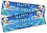 Personalised Birthday Banners Princess  Design Children Kid Party Decoration 62