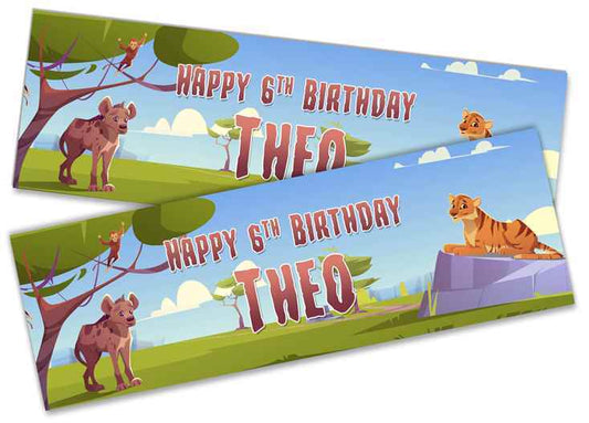 Personalised Birthday Banners Generic Design Children Kids Party Decoration 209