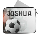 Personalised Any Name Football Design Laptop Case Sleeve Tablet Bag 21