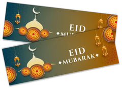 Eid Mubarak Banners Children Kids Adults Party Decoration idea 262