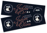Personalised Wedding Banner Adult Party Celebration Marriage 240