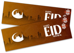 Eid Mubarak Banners Children Kids Adults Party Decoration idea 257