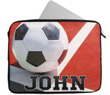 Personalised Any Name Football Design Laptop Case Sleeve Tablet Bag 21