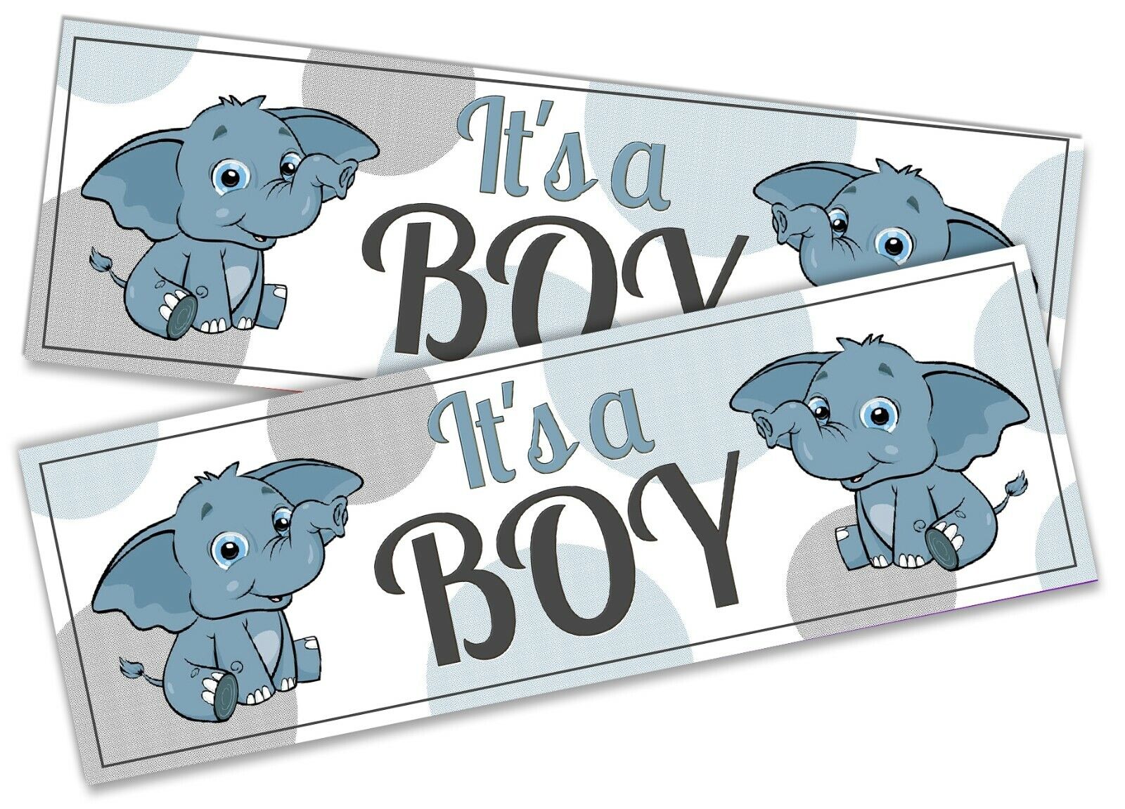 x2 Its a Boy Banner Celebration Homecoming Boy Girl Baby Welcome Home Newborn 80