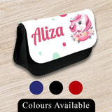 Personalised Pencil Case Generic Girls Boys Stationary Kids School Bag 31