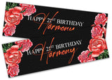 Personalised Birthday Banners Generic Design Children Kids Party Decoration 211