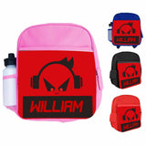 Personalised Kids Backpack Any Name Gaming Boys Girls Children School Bag 5