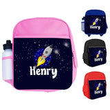 Personalised Kids Backpack Any Name Generic Design Boys Girls kid School Bag 50