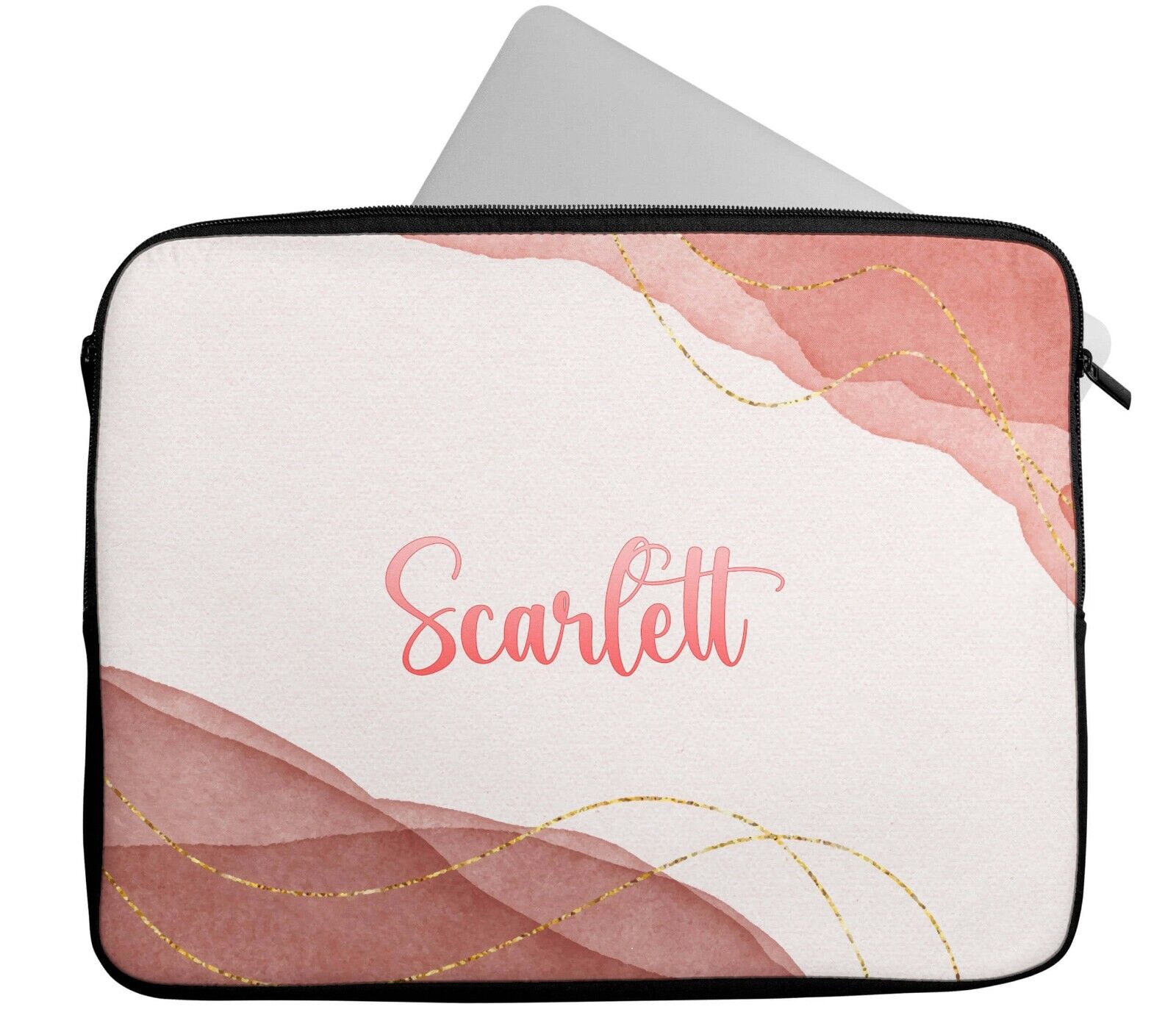 Personalised Any Name Patterned Design Laptop Case Sleeve Tablet Bag 12