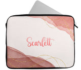 Personalised Any Name Patterned Design Laptop Case Sleeve Tablet Bag 12