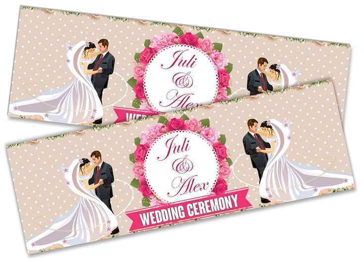 Personalised Wedding Banner Adult Party Celebration Marriage 240