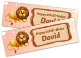 Personalised Birthday Banners Generic Design Children Kids Party Decoration 142