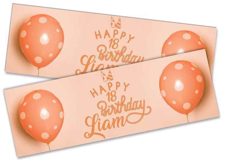 Personalised Birthday Banners Generic Design Children Kids Party Decoration 212