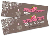 Personalised Wedding Banner Adult Party Celebration Marriage 240