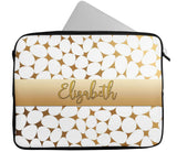 Personalised Any Name Abstract Design Laptop Case Sleeve Tablet Bag 83