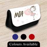 Personalised Pencil Case Generic Girls Boys Stationary Kids School Bag 40