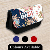 Personalised Pencil Case Generic Girls Boys Stationary Kids School Bag 54