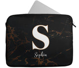 Personalised Any Name Marble Design Laptop Case Sleeve Tablet Bag 102