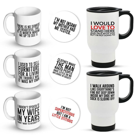 Funny Novelty Ceramic Printed Mug Thermal Mug Gift Coffee Tea 44