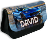 Personalised Pencil Case Cars Girls Boys Stationary Kids School Bag 2