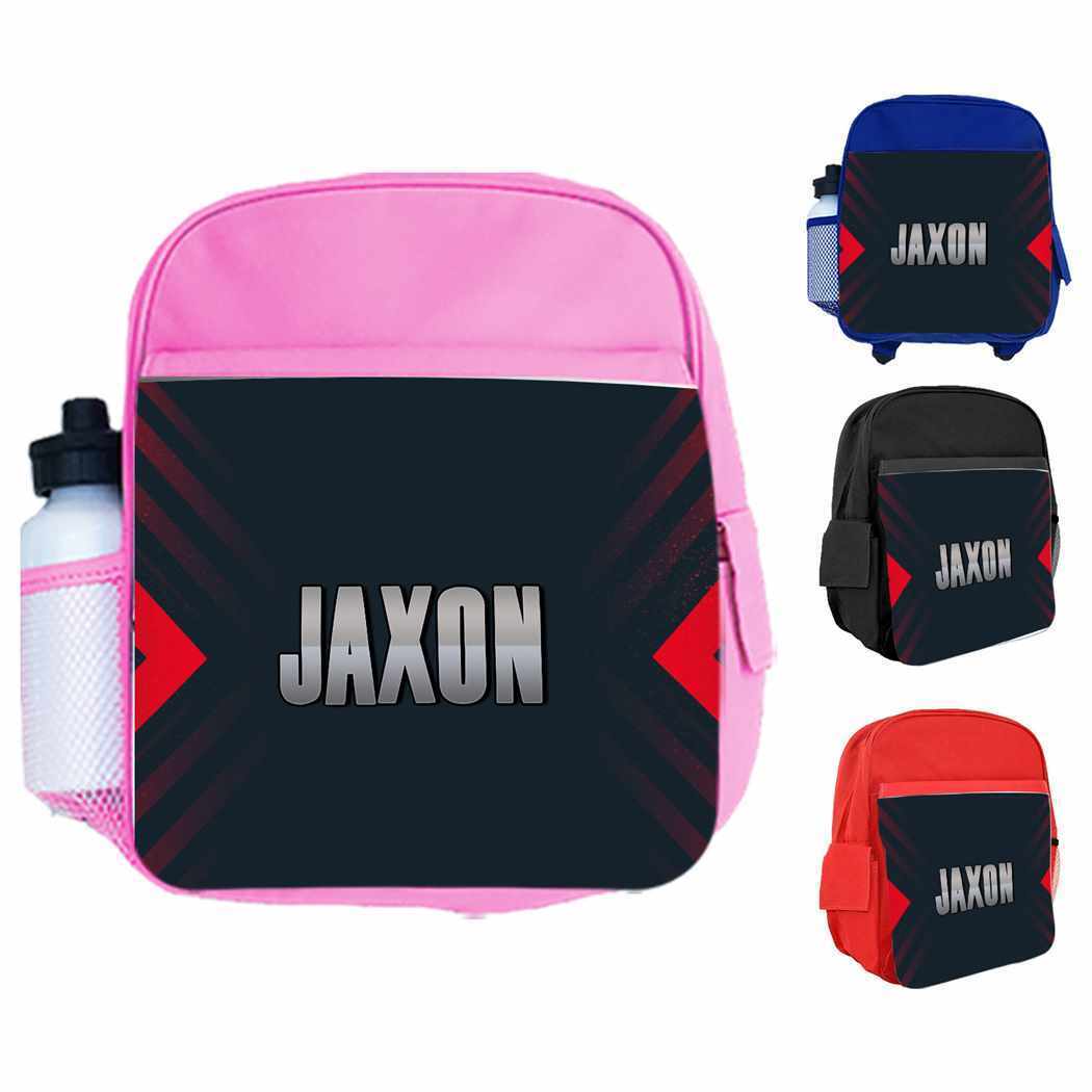 Personalised Kids Backpack Any Name Gaming Boys Girls Children School Bag 3