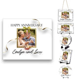Personalised Anniversary Design Rock Slate  Any Name Image Wedding Gift 6