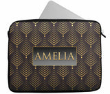 Personalised Any Name Abstract Design Laptop Case Sleeve Tablet Bag 85