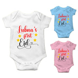 Personalised Eid Baby Vest Baby grow Little baby body suit 3