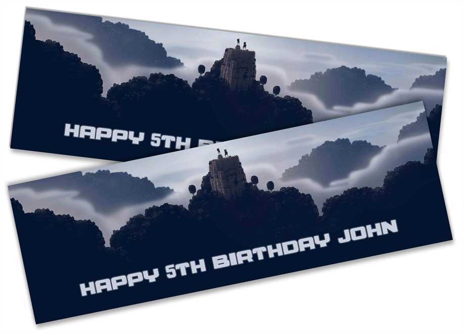 Personalised Birthday Banners Generic Design Children Kids Party Decoration 50