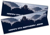 Personalised Birthday Banners Generic Design Children Kids Party Decoration 50
