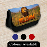 Personalised Pencil Case Animal Girls Boys Stationary Kids School Bag 12