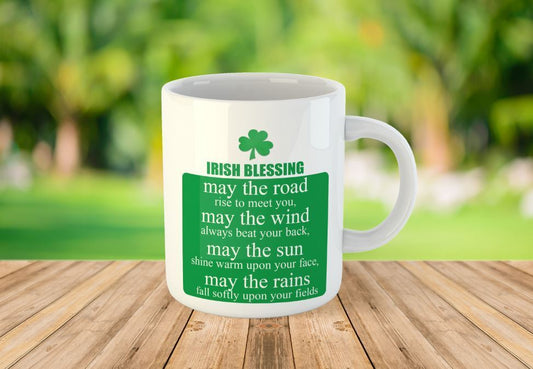 Funny Irish Blessing Novelty Gift Printed Tea Coffee Ceramic Mug