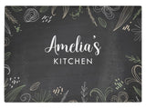 Personalised Any Name Kitchen Glass Chopping Board Item Gift 17