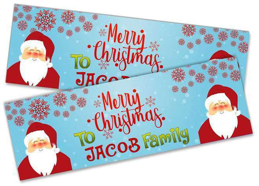 Personalised Banner Christmas Design Party Decoration 16