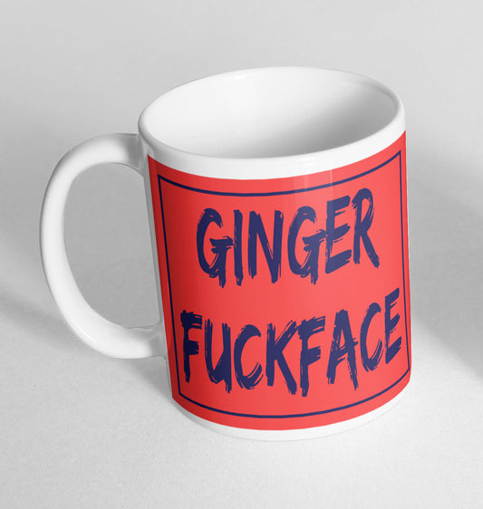 Ginger F**kface Printed Cup Novelty Mug Funny Gift Coffee Tea Secret Santa
