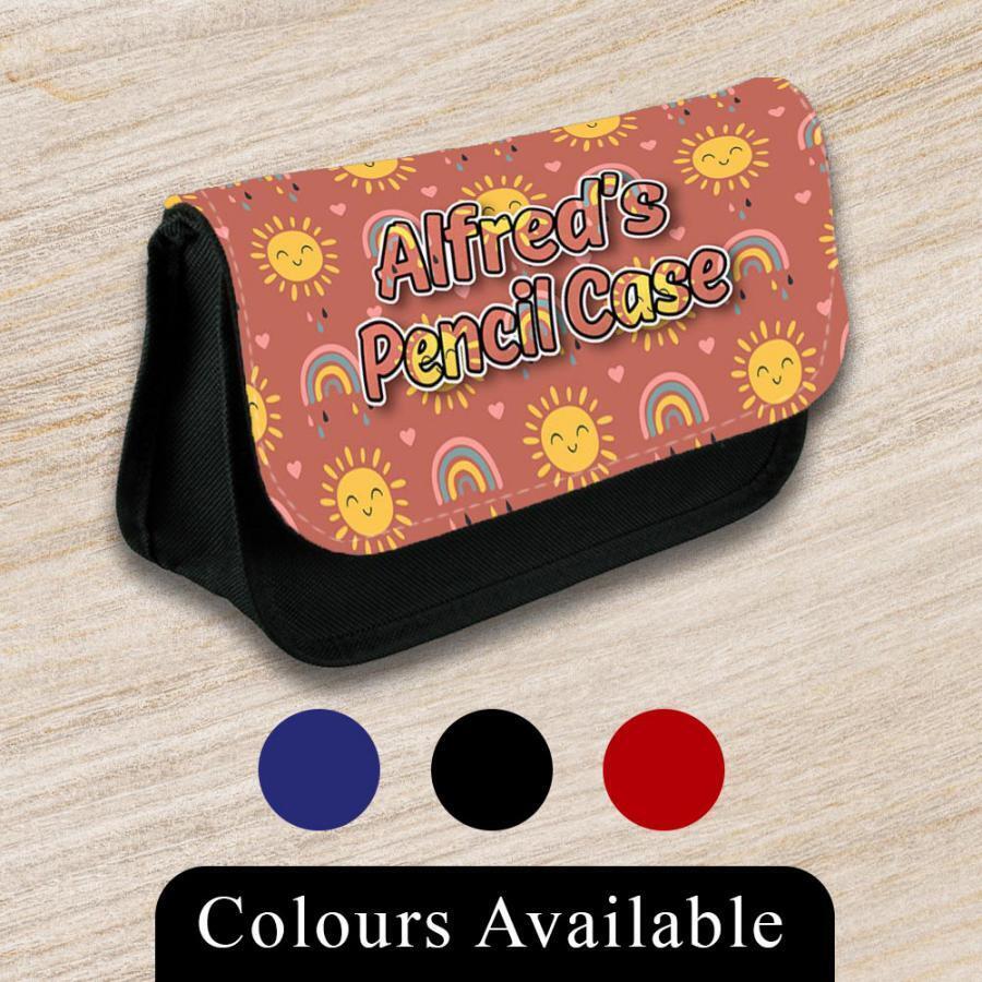 Personalised Pencil Case Generic Girls Boys Stationary Kids School Bag 21