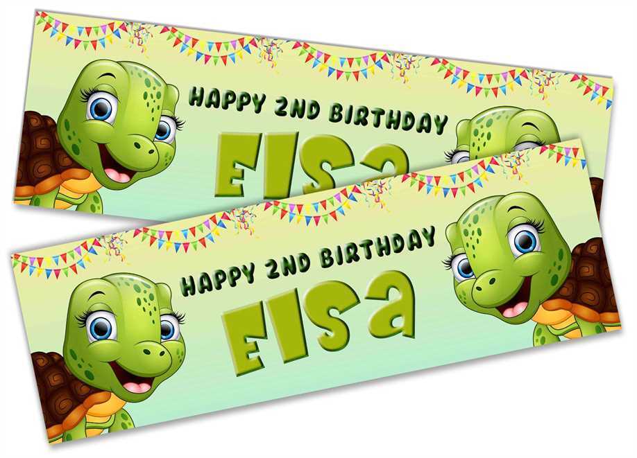 Personalised Birthday Banners Jungle Design Children Kids Party Decoration 51