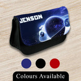 Personalised Pencil Case Space Girls Boys Stationary Kids School Bag 11