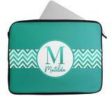 Personalised Any Name Patterned Design Laptop Case Sleeve Tablet Bag 25