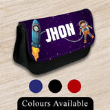 Personalised Pencil Case Generic Girls Boys Stationary Kids School Bag 32