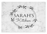 Personalised Any Name Kitchen Glass Chopping Board Item Gift 11