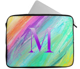 Personalised Any Name Marble Design Laptop Case Sleeve Tablet Bag 105